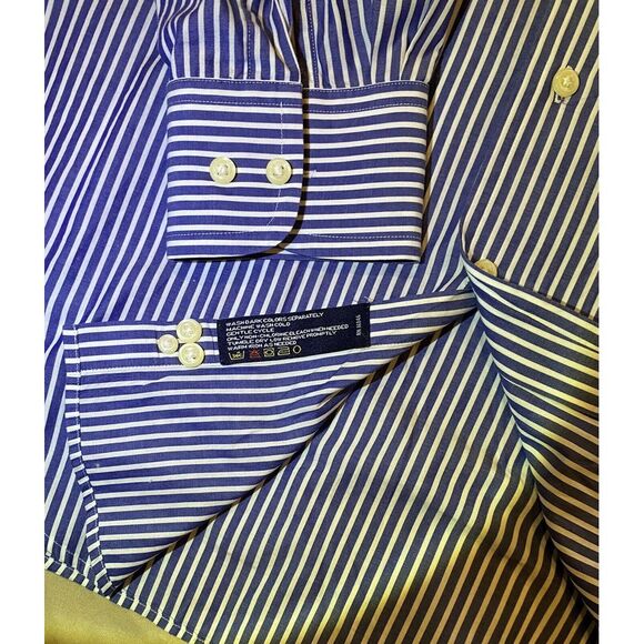 Náutica Men's Button Up Shirt, Long Sleeve, Size 17, 32/33 - Picture 6 of 6